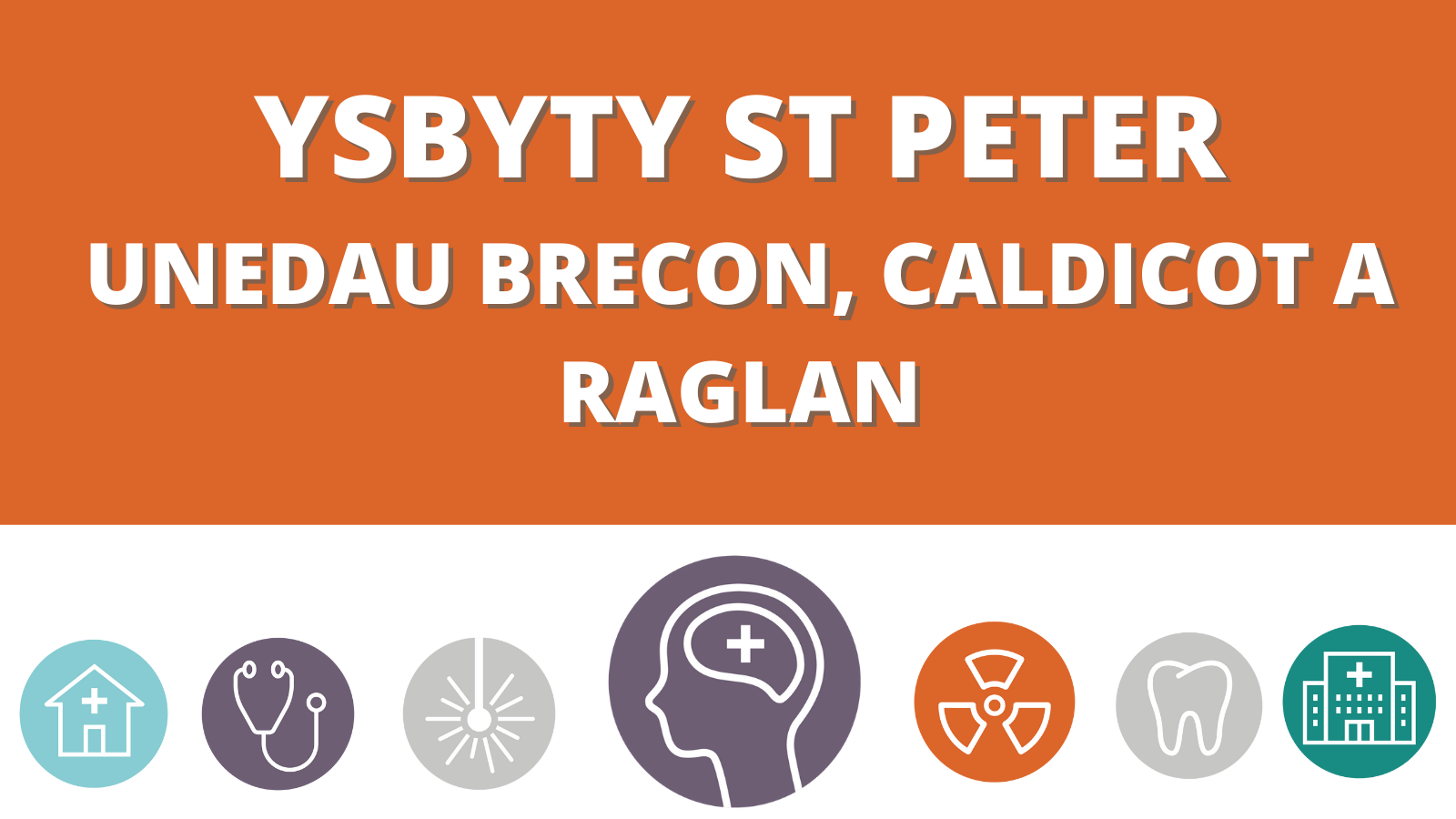 Ysbyty St Peter - Unedau Brecon, Caldicot a Raglan