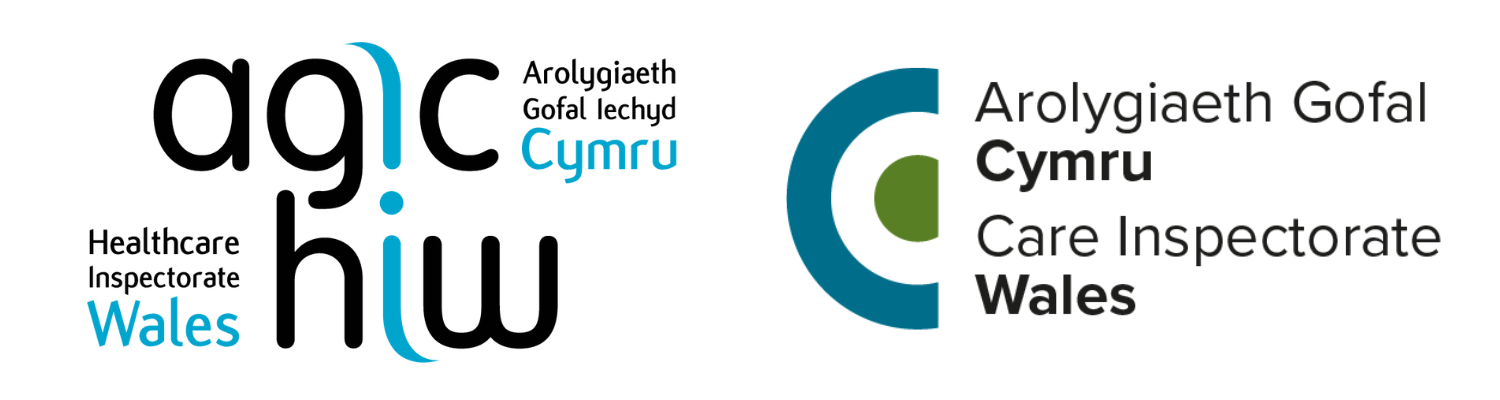 Healthcare Inspectorate Wales HIW Arolygiaeth Gofal Iechyd Cymru AGIC Arolygiaeth Gofal Cymru Care Inspectorate Wales