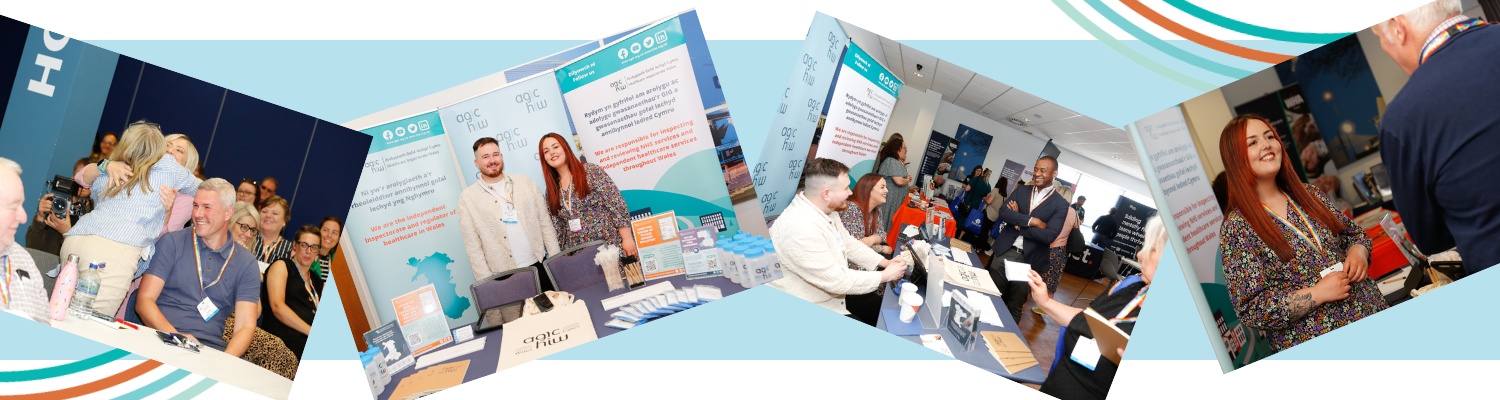 Selection of photos of delegates at the Mental Health and Wellbeing Show 2025